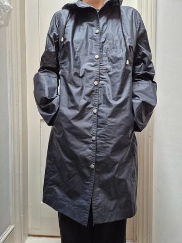 Ilse jacobsen navy raincoat - navy,
